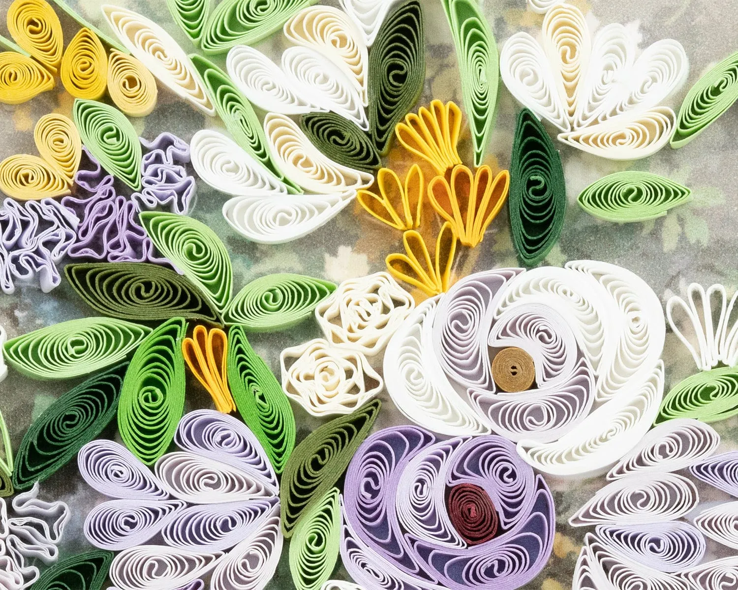 Quilled Artist Series - Spring Bouquet, Renoir Greeting Card