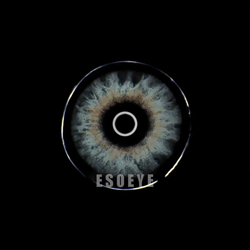Rare Iris Grey Colored Contact Lenses Yearly