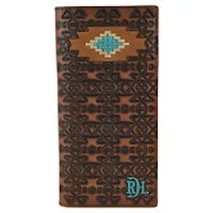 Red Dirt Hat Co. Rodeo Wallet Laced South West Medallion