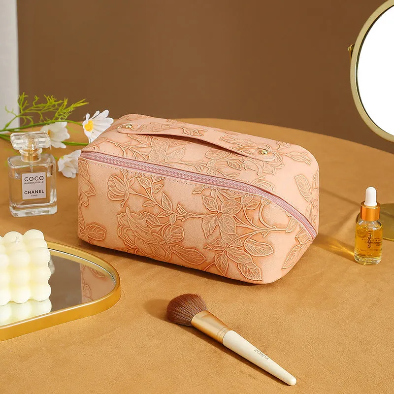 Retro Pillow Waterproof Storage Large Capacity Cosmetic Bags