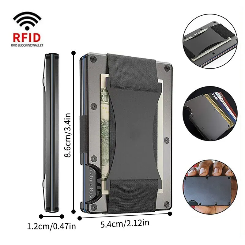 RFID Metal Wallet EDC