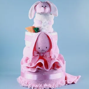 Ricki Rabbit Deluxe Diaper Cake Baby Gift