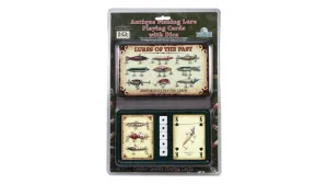 Rivers Edge Playing Cards and Dice in Tin - Lures of the Past