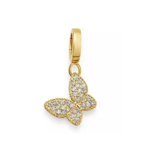 Roberto Coin Diamond Butterfly Charm
