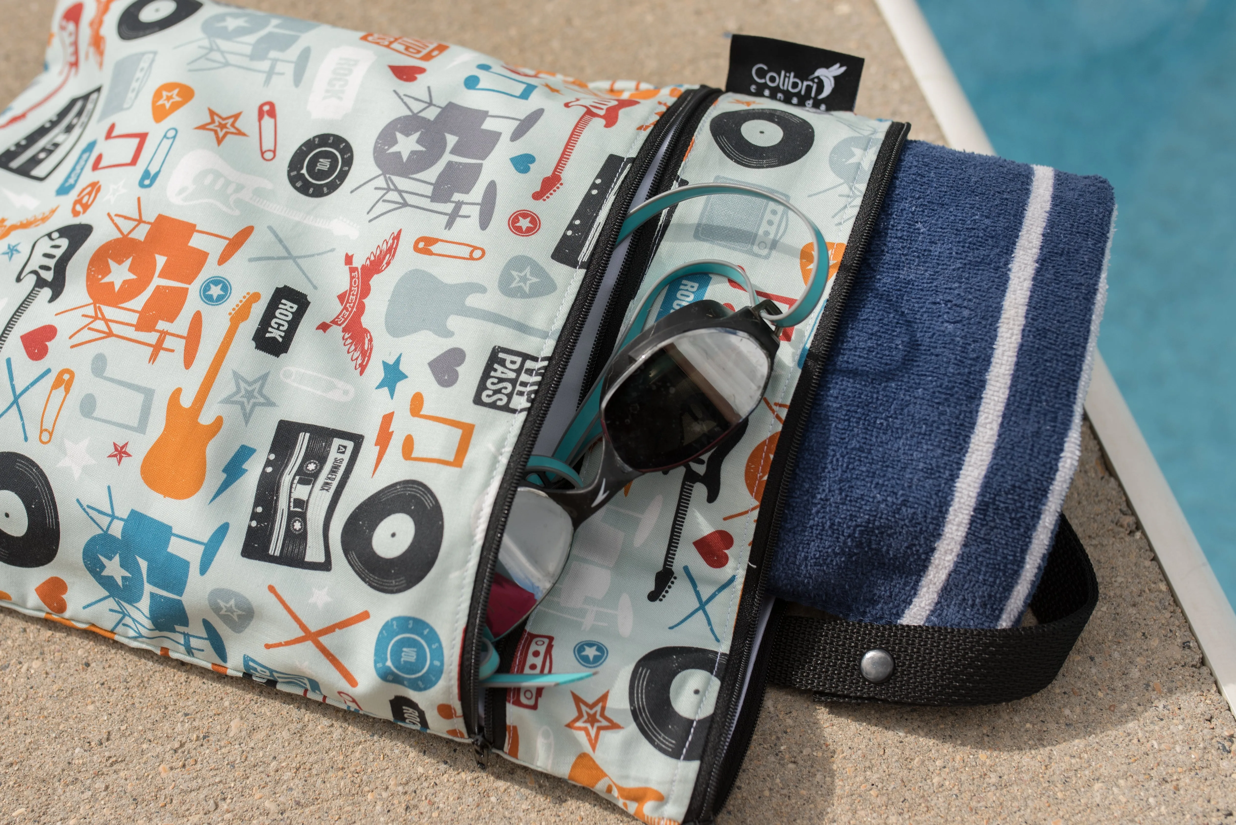 Rock n' Roll Double Duty Wet Bag