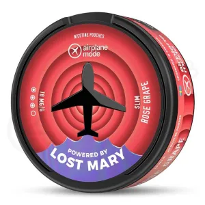 ROSE GRAPE AIRPLANE MODE NICOTINE POUCHES BY LOST MARY