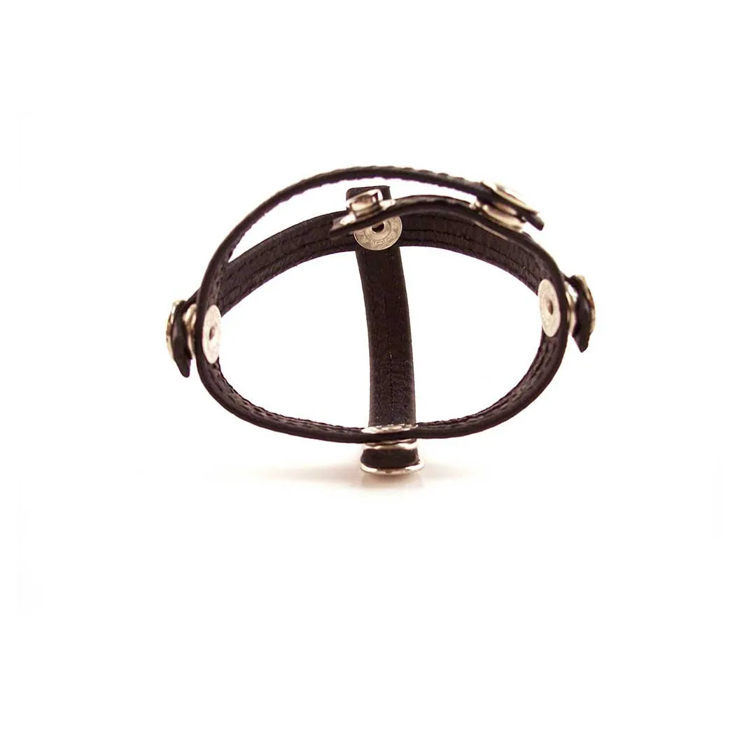 Rouge Leather Three Piece Divider