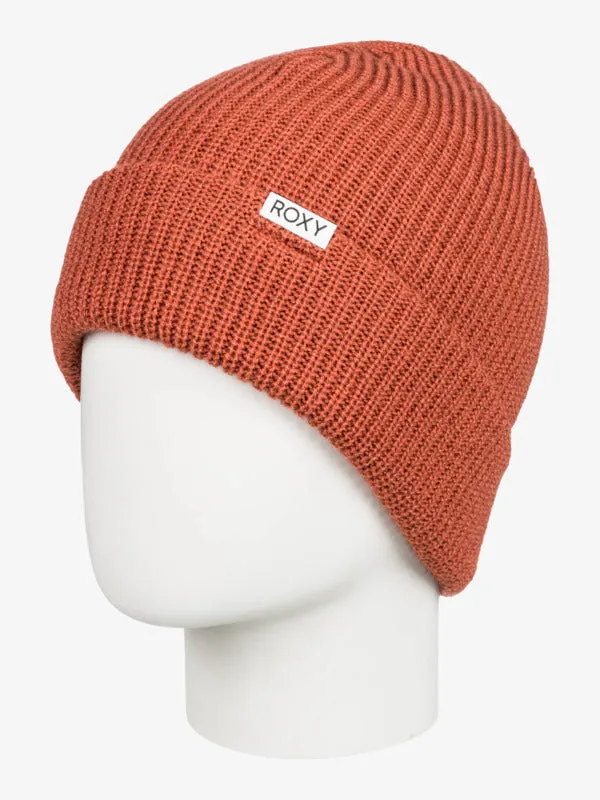 Roxy Womens Island Fox Beanie - Baked Clay