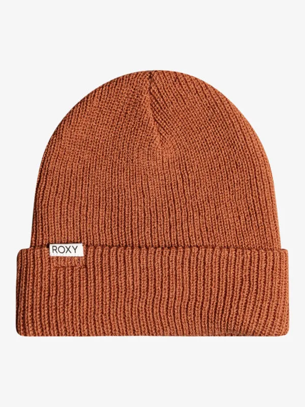Roxy Womens Island Fox Beanie - Baked Clay