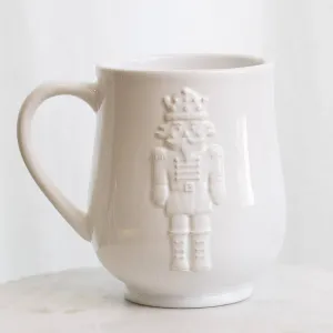 ROYAL NUTCRACKER EMBOSSED COFFEE MUG