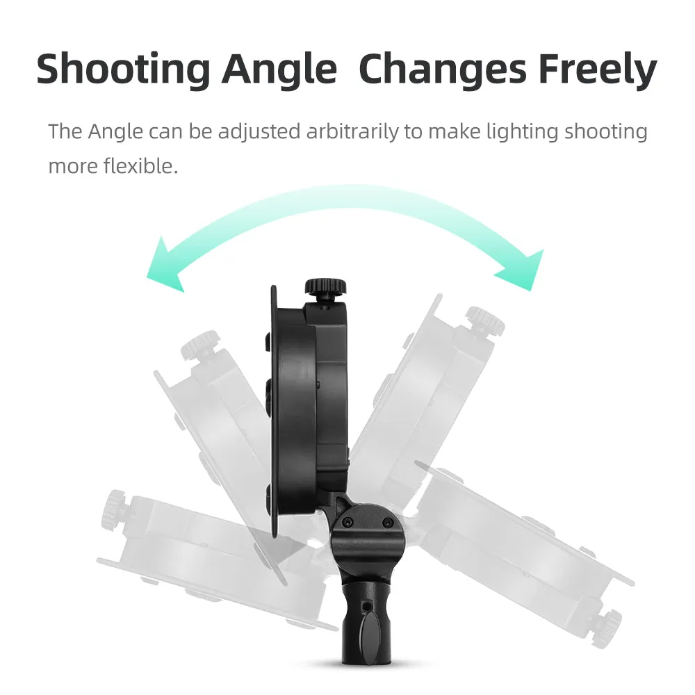 S2 S-Type Speedlite Bracket  Plastic Portable for Godox V1?V860II?AD200?S black