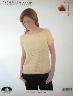 S477 Eyelet Patterned Top