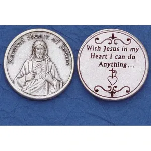 Sacred Heart of Jesus Italian Token Coin