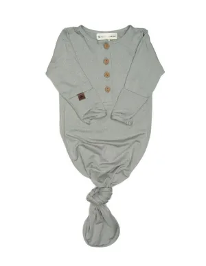 Sage Everything Newborn Knotted Gown