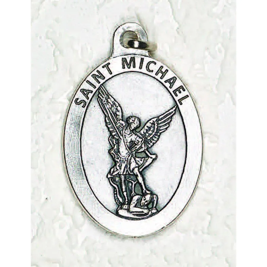 Saint Michael Extra Large Medal  1-1/2"
