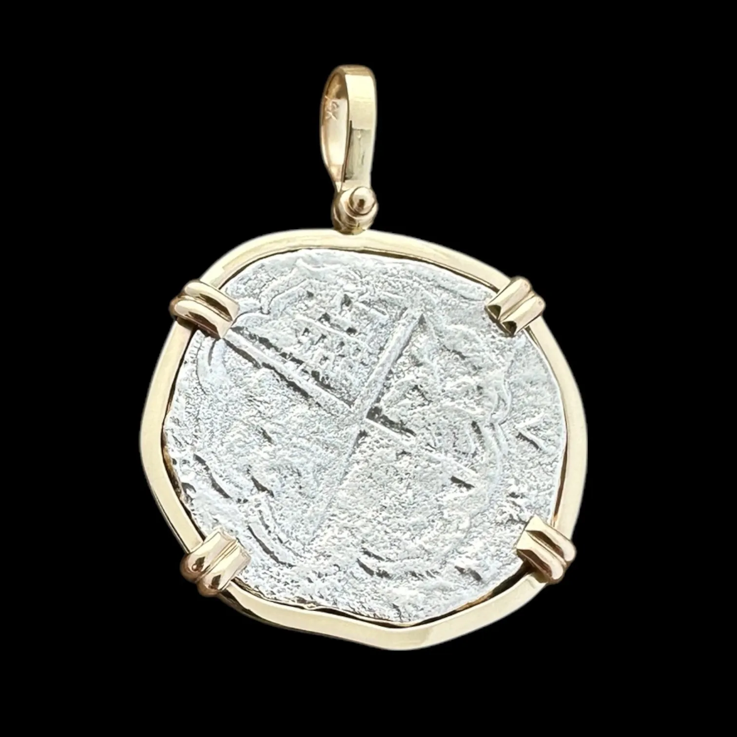 Sao Jose Shipwreck Coin Pendant in 14k #05SJ-000136