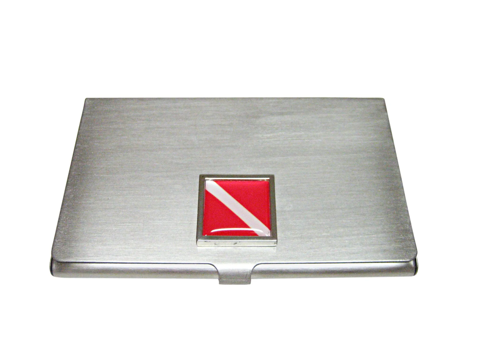 Scuba Diving Flag Business Card Holder
