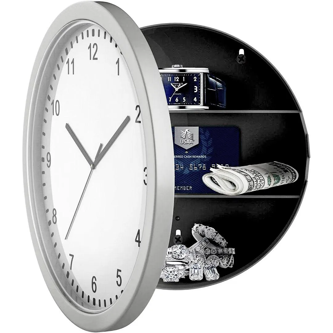 Secret Wall Clock Home Safe
