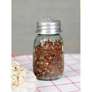 Set of 4 Cute Mini Mason Jars for Crushed Red Pepper or Parmesan Cheese