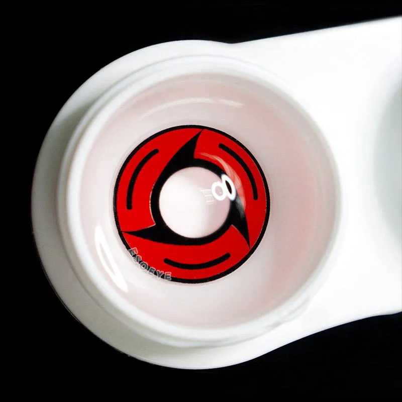 Sharingan Bladed Anime Cosplay Contact Lenses Yearly