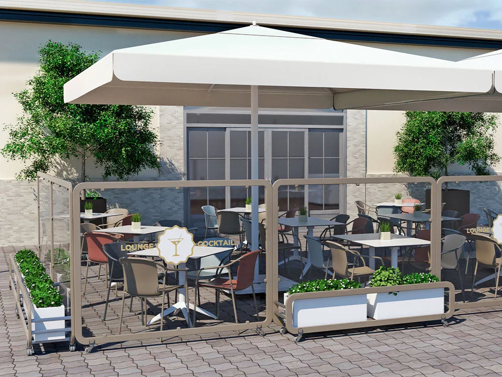 Siena Mobile Planter Divider