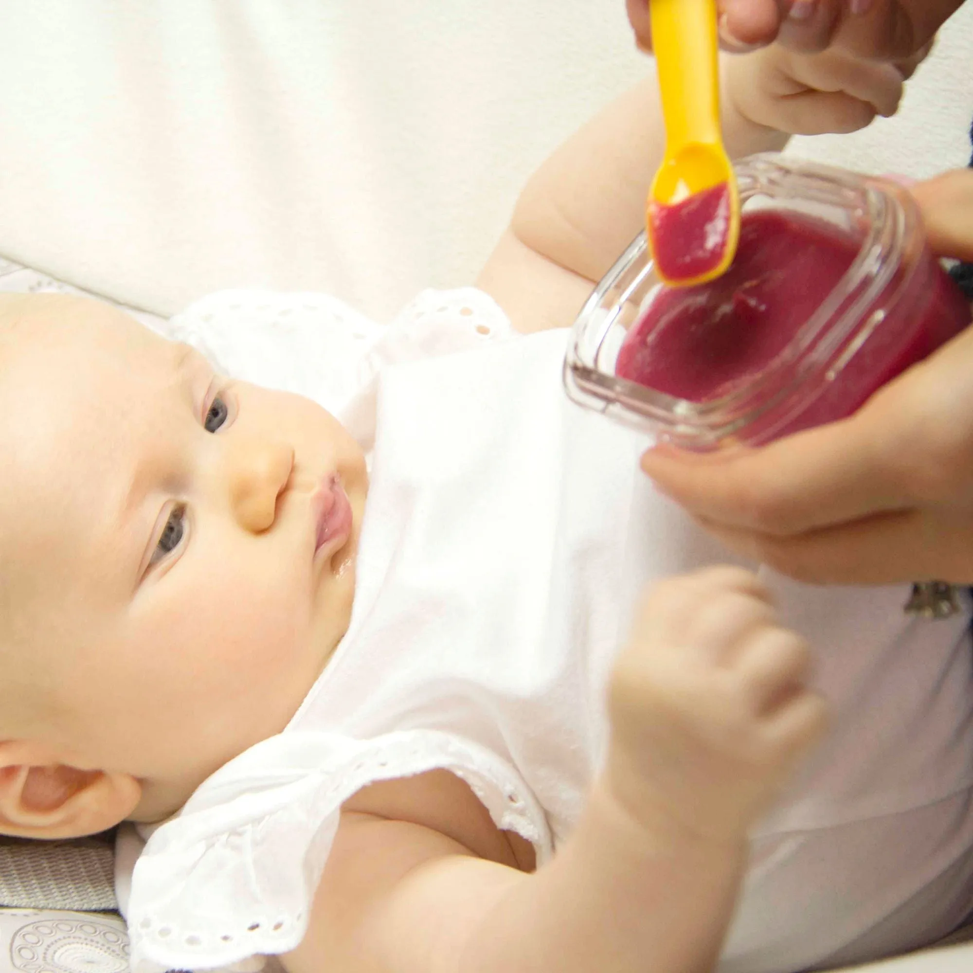 Silicone Baby Spoon w/ Carrying Case