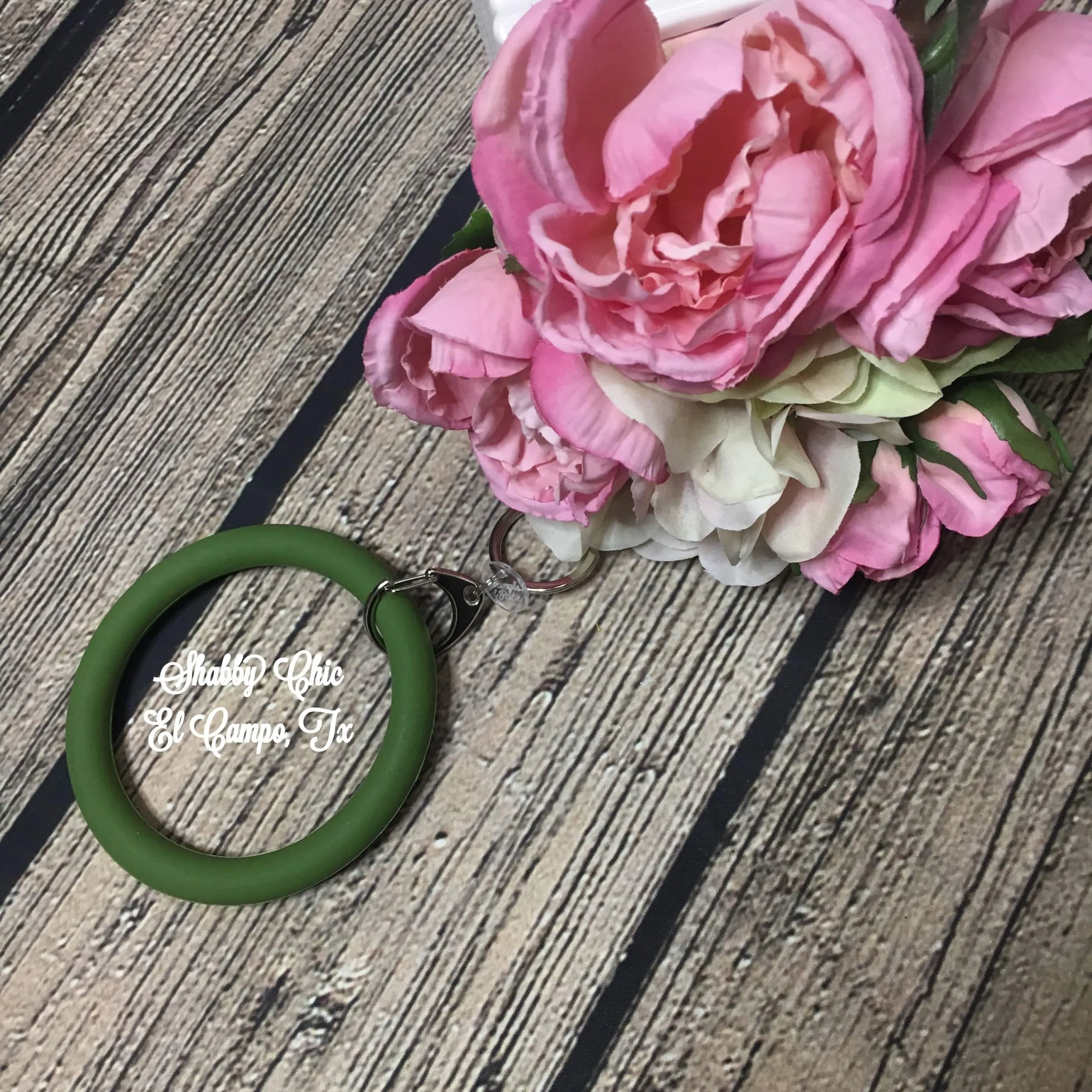 Silicone Bracelet Key Ring