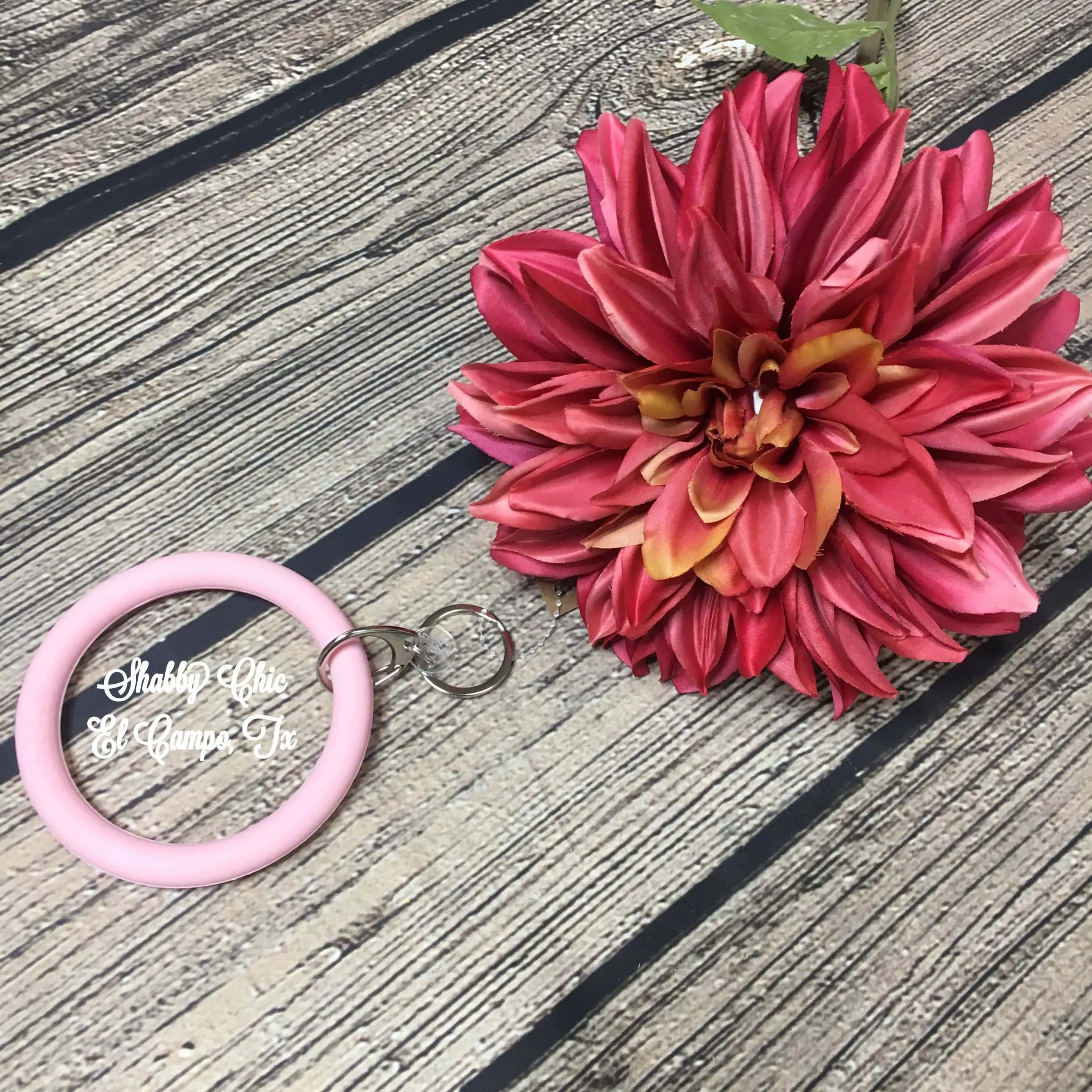 Silicone Bracelet Key Ring