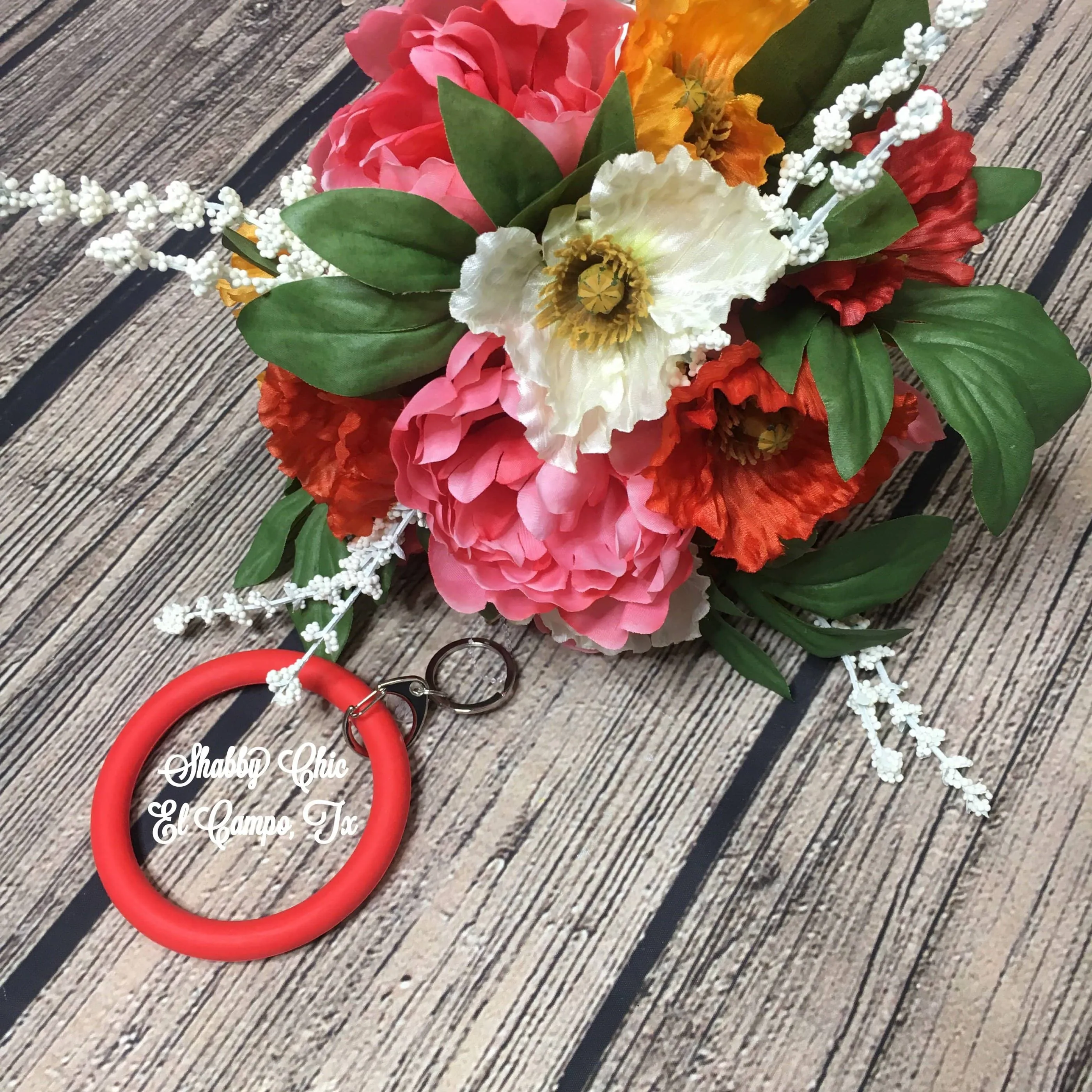 Silicone Bracelet Key Ring