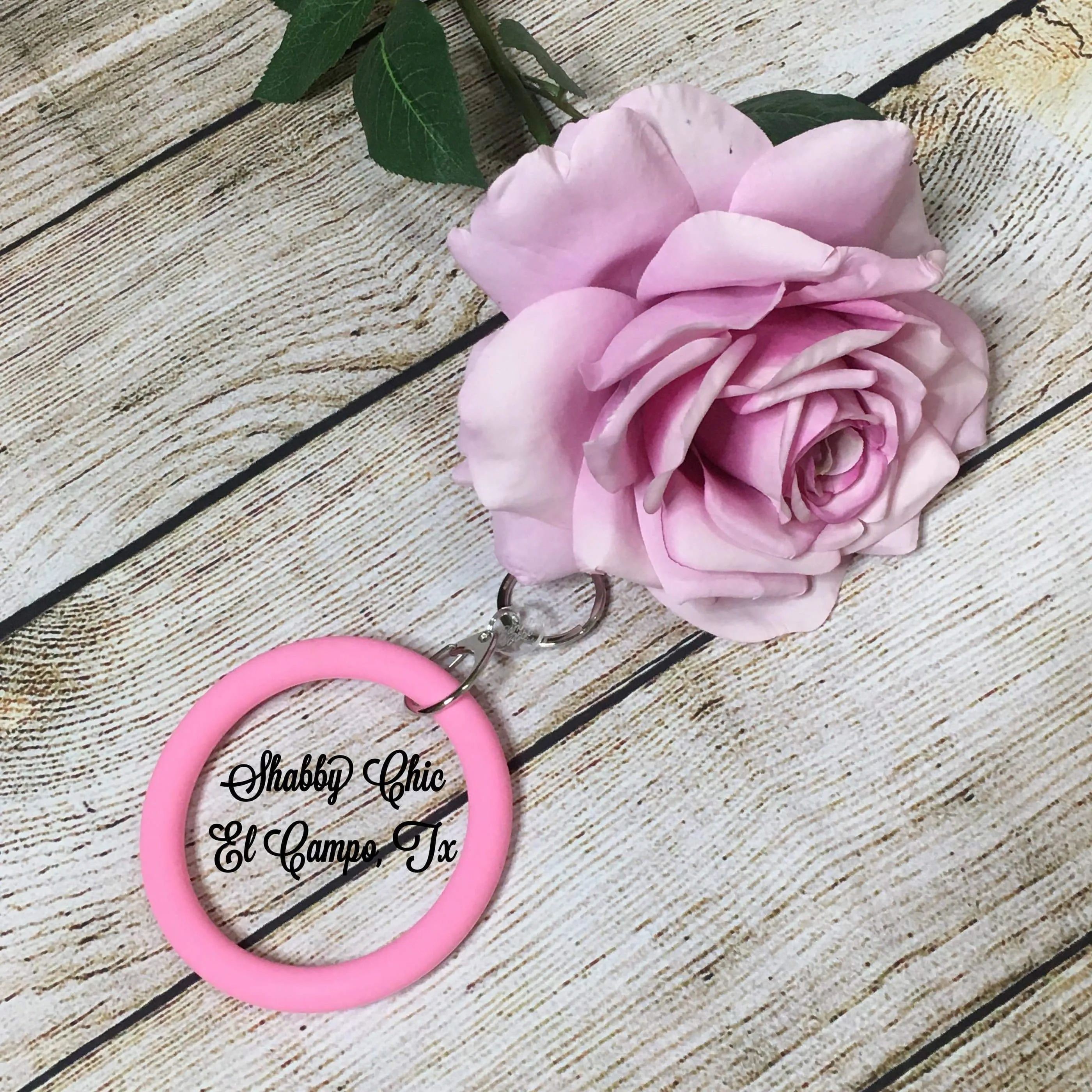Silicone Bracelet Key Ring