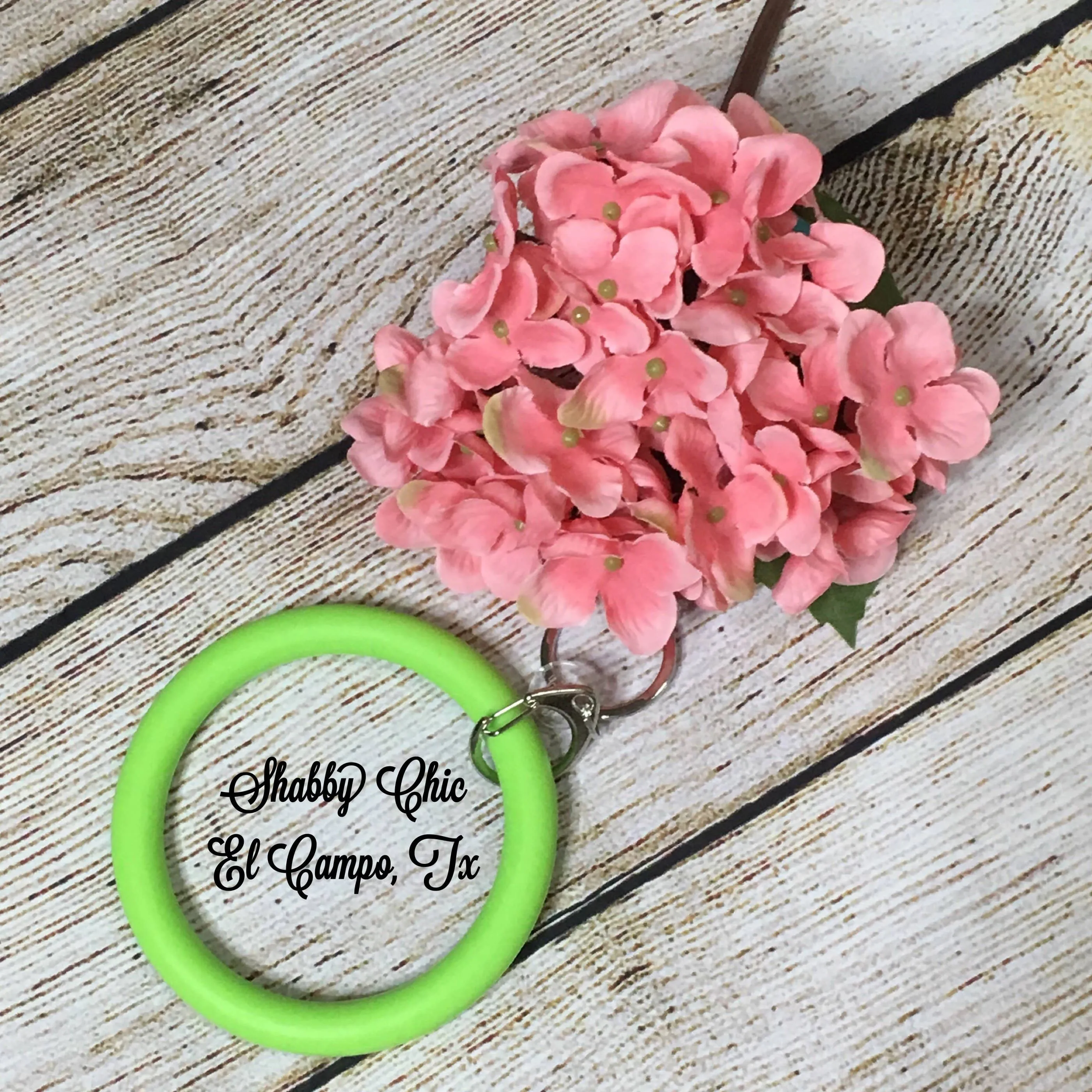 Silicone Bracelet Key Ring