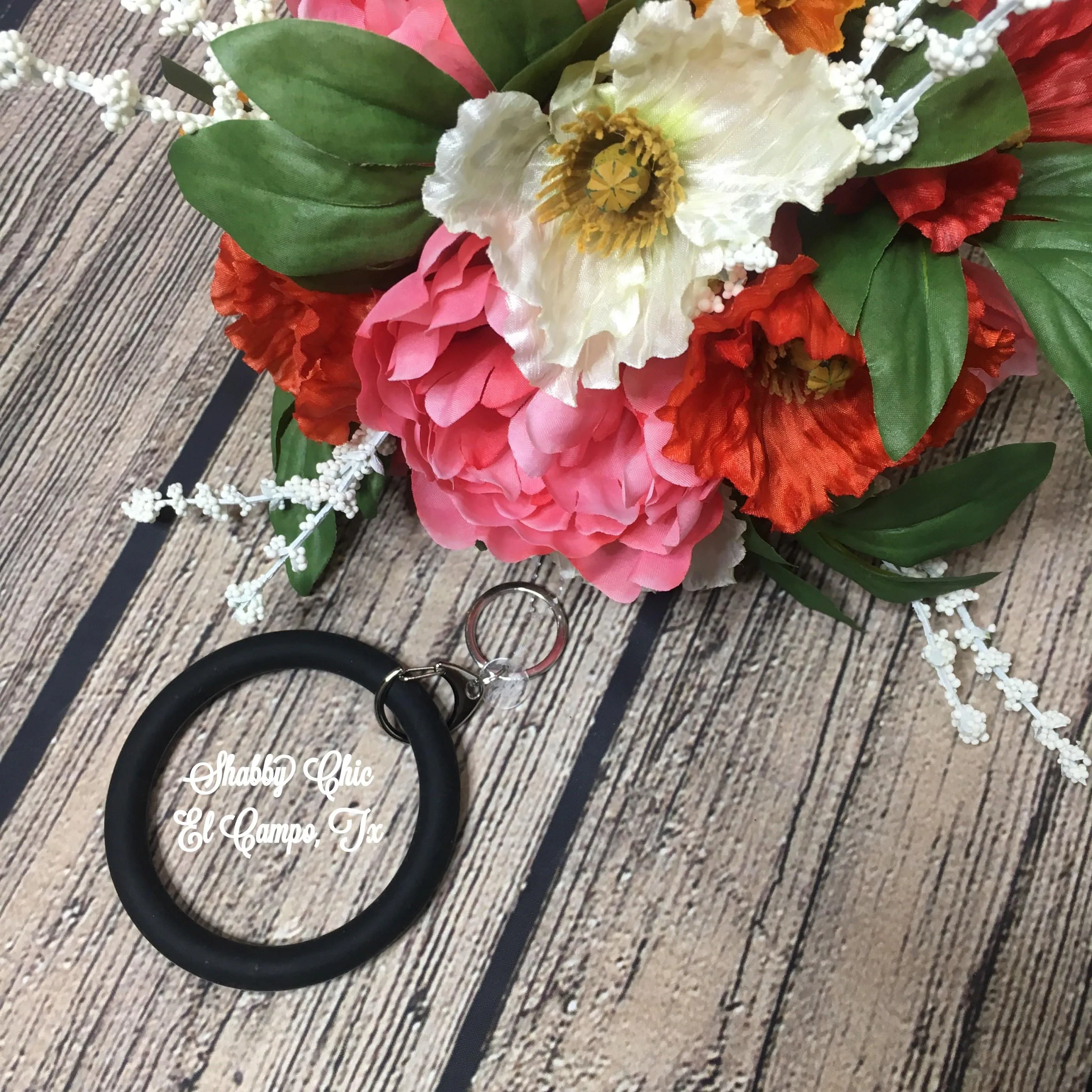 Silicone Bracelet Key Ring