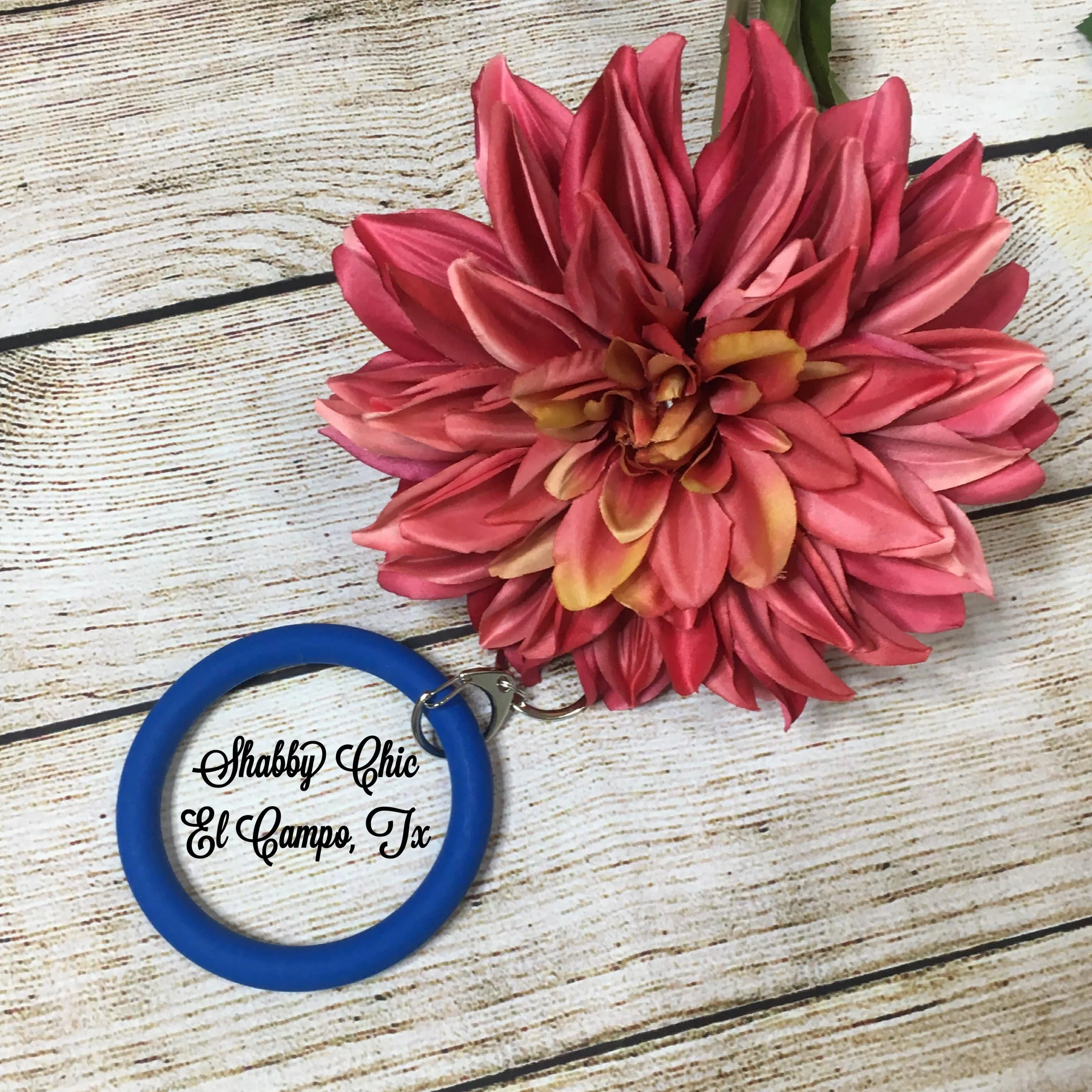 Silicone Bracelet Key Ring
