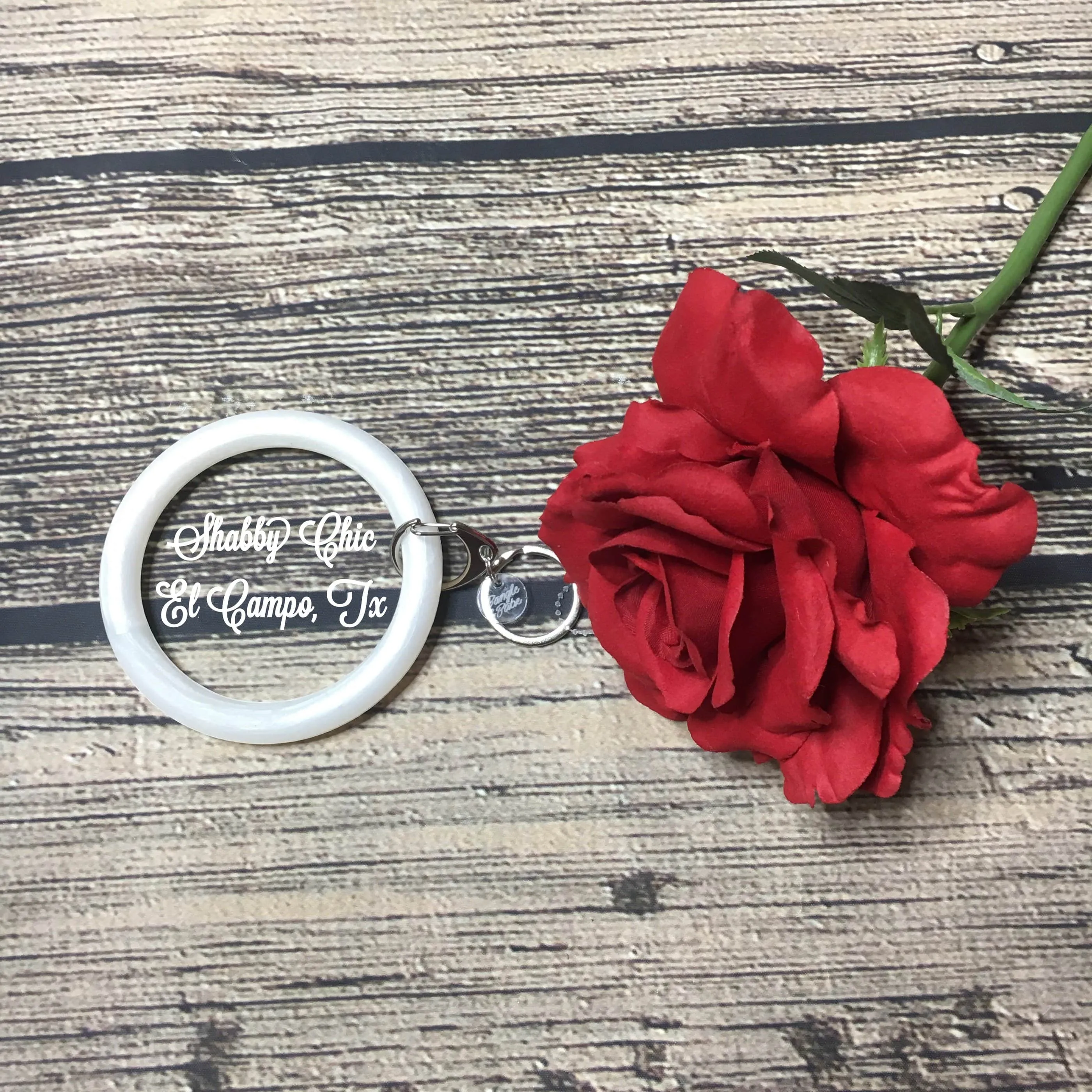 Silicone Bracelet Key Ring