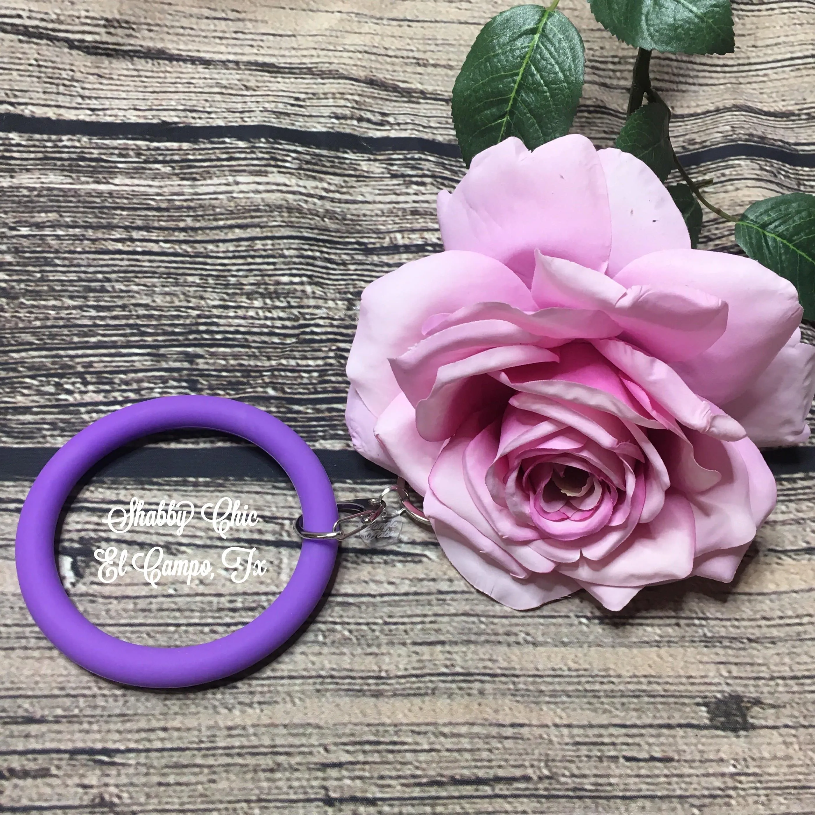 Silicone Bracelet Key Ring