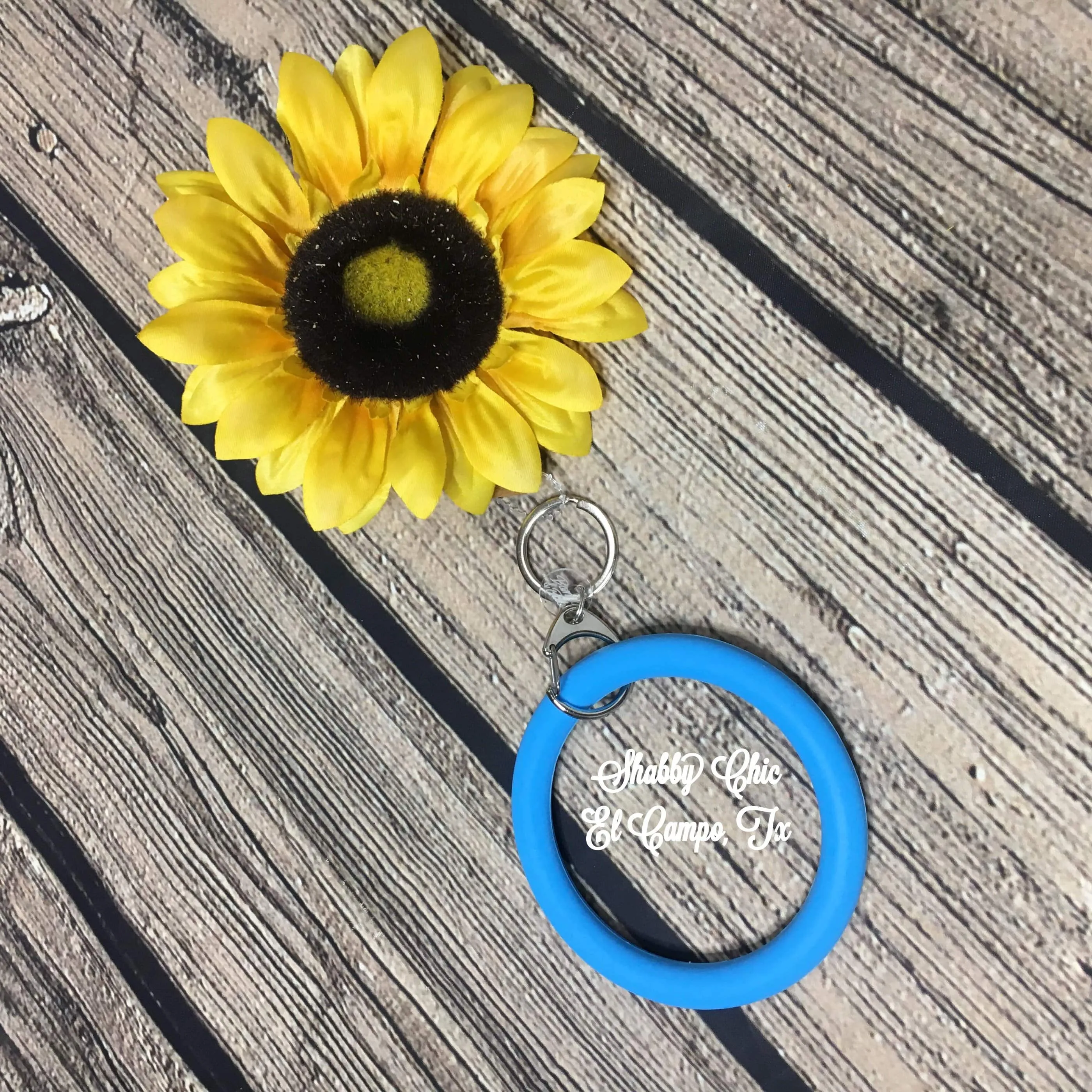 Silicone Bracelet Key Ring