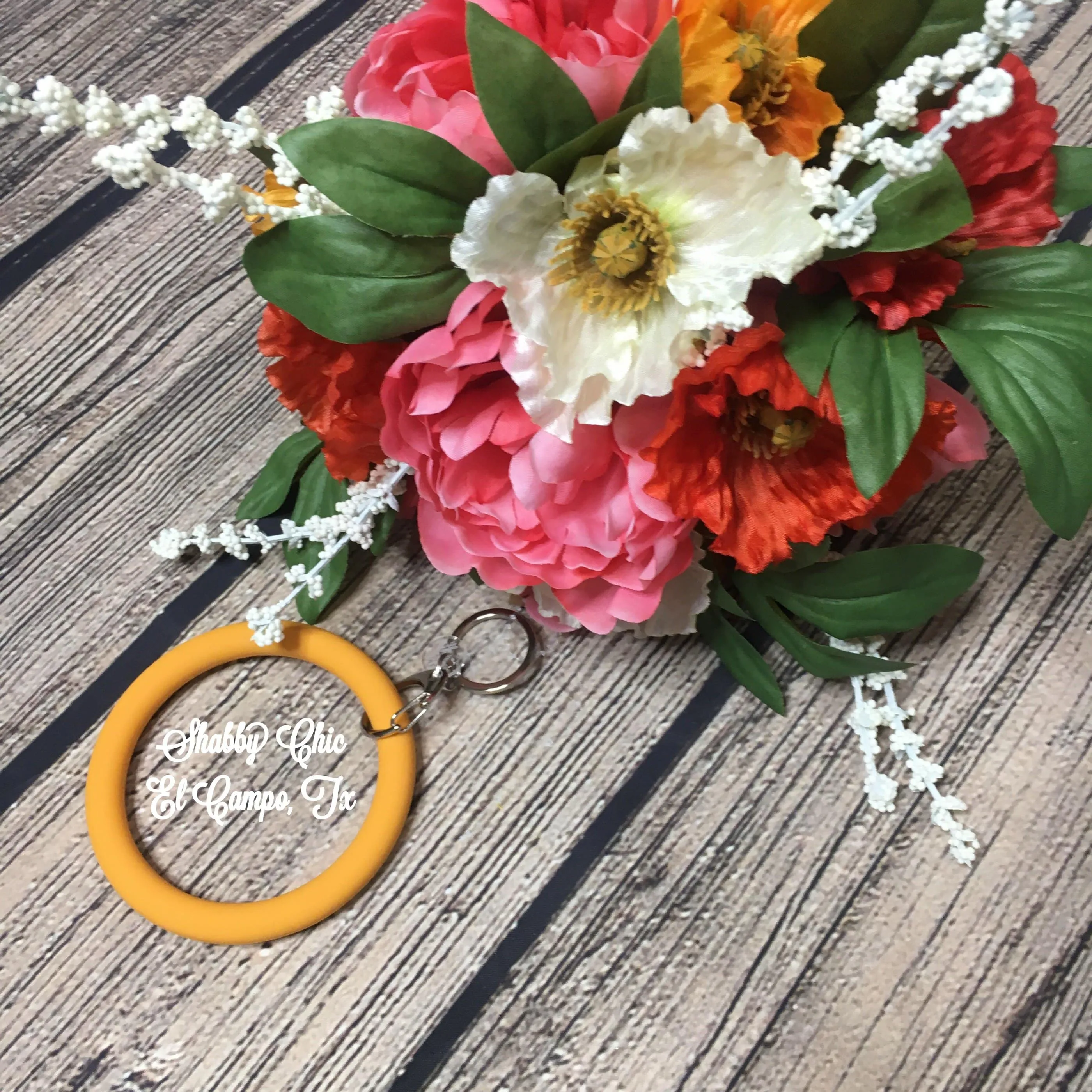 Silicone Bracelet Key Ring