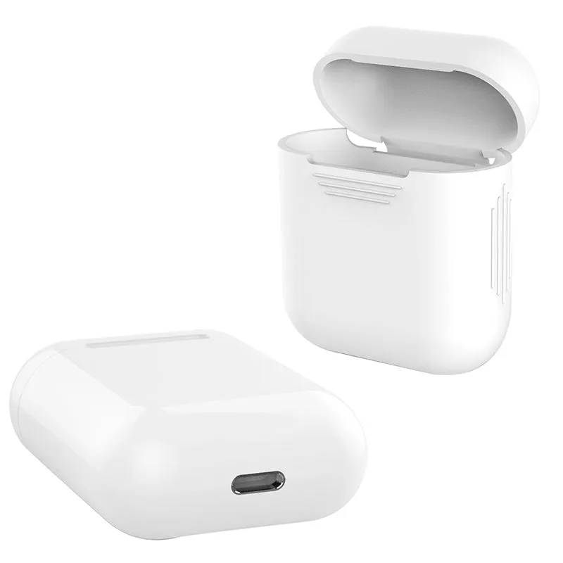 Silicone Shock Proof Protective Case - Glow in the Dark Portable Headset Holder Shell for Apple AirPods