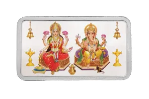 Silver Lakshmi Ganesh Precious Coin 100g