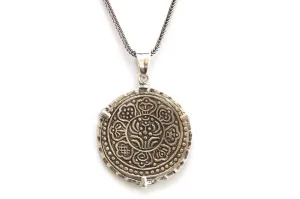 Silver Pendant, Tibetan Tangka