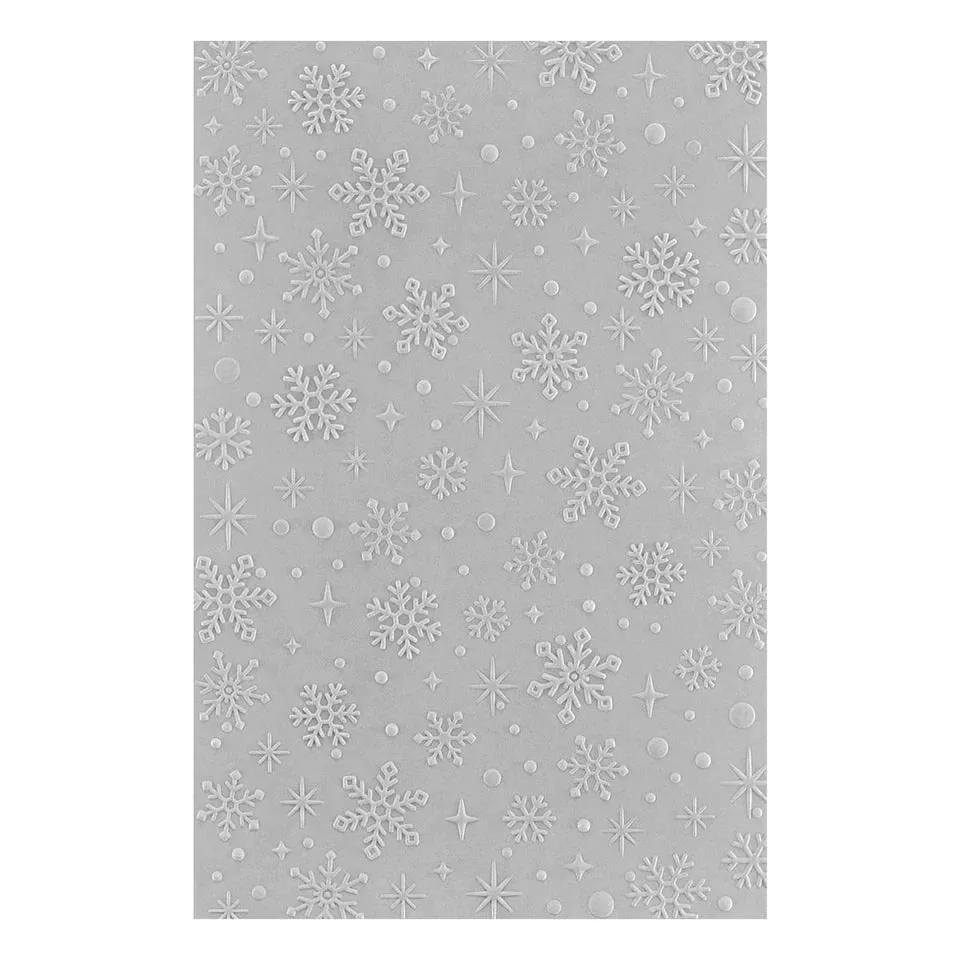 Sparkling Snow 3D Embossing Folder E3D-069 Spellbinders