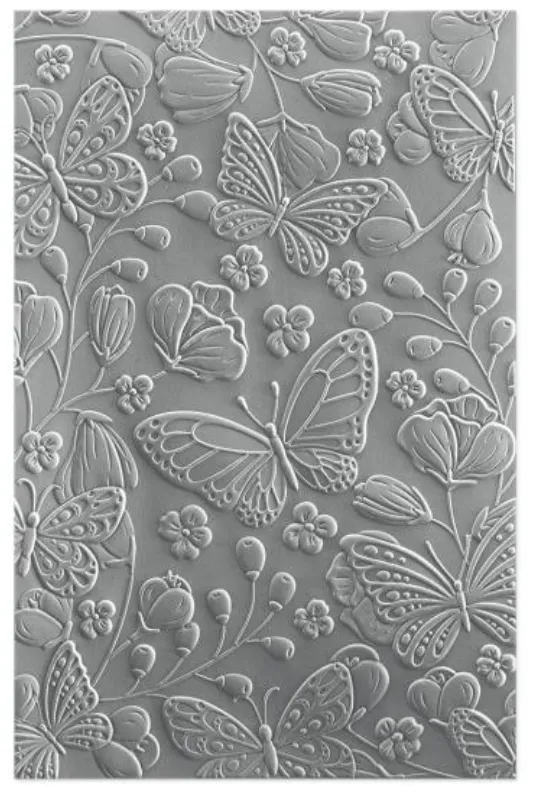 Spellbinders Beautiful Butterflies 3D Embossing Folder {X118}
