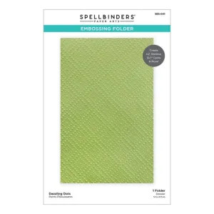 Spellbinders - Dazzling Dots Embossing Folder