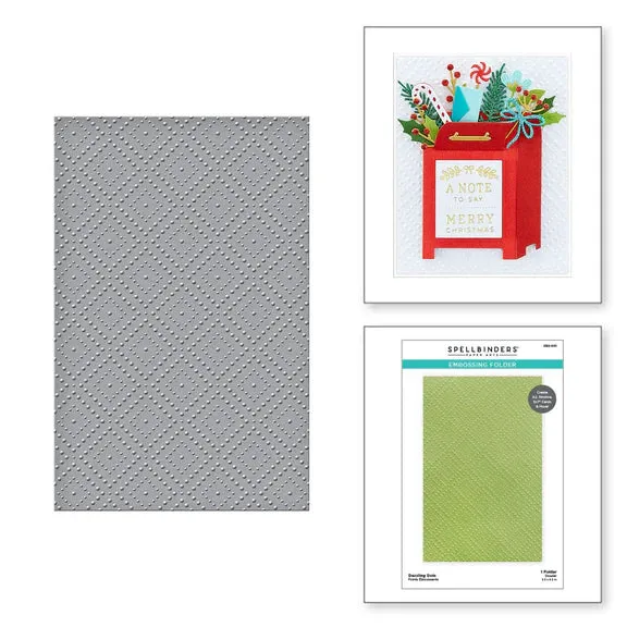 Spellbinders - Dazzling Dots Embossing Folder