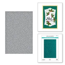 Spellbinders - Holly Flourish 2D Embossing Folder