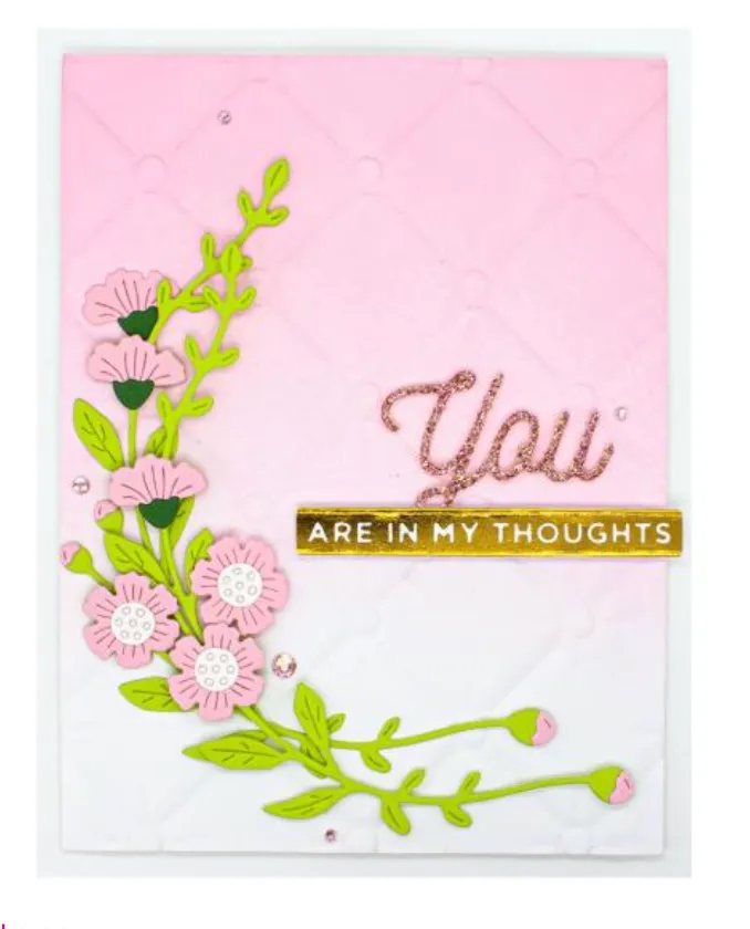 Spellbinders Tufted 3D Embossing Folder {X115}