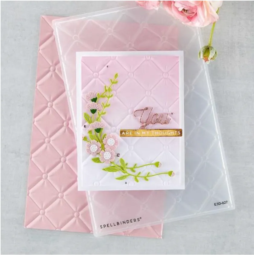 Spellbinders Tufted 3D Embossing Folder {X115}