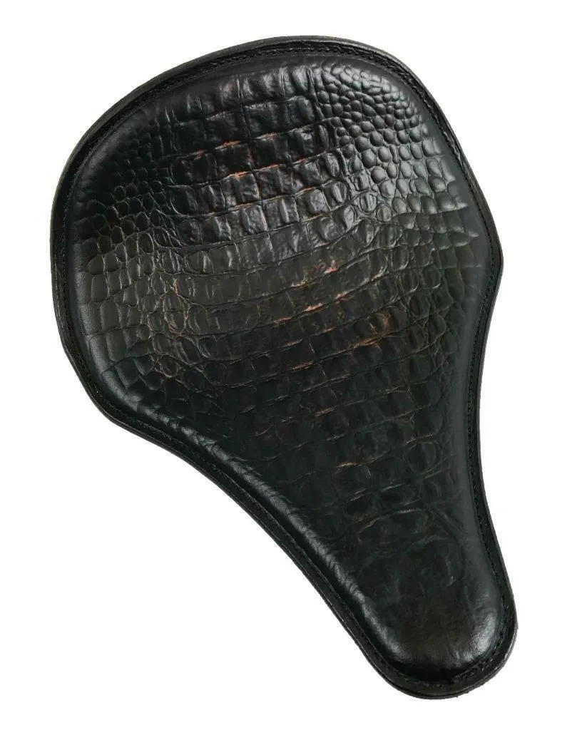 Spring Solo Seat 12x15 Long Nose Gator Chopper Harley Sportster Dyna USA MRC