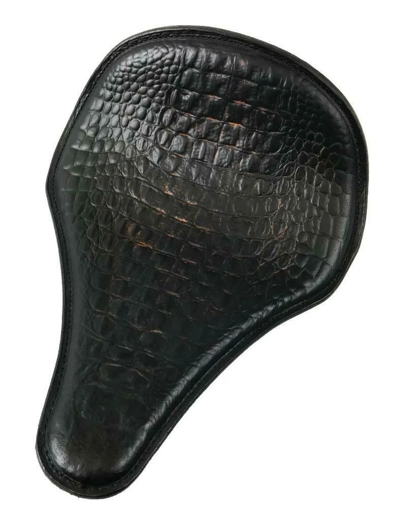 Spring Solo Seat 12x15 Long Nose Gator Chopper Harley Sportster Dyna USA MRC