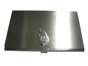 Sri Lanka Map Shape and Flag Design Business Card Holder
